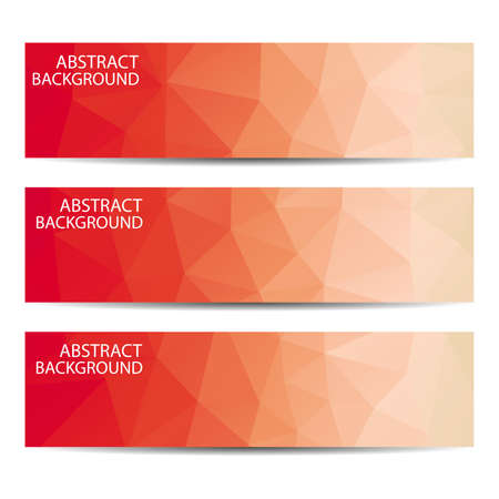 Abstract Geometrical Background from triangles. Abstract geometric invitation or banner.のイラスト素材