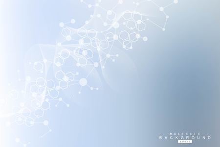 Health care and science pattern medical innovation concept. Structure molecule and communication. Medical, technology, chemistry, science background. Vector illustration.のイラスト素材