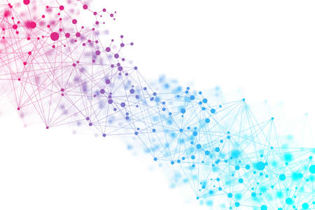 Structure molecule and communication. Dna, atom, neurons. Scientific concept for your design....