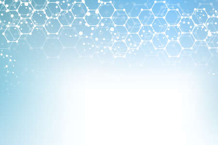 Structure molecule and communication. Dna, atom, neurons. Scientific concept for your design....