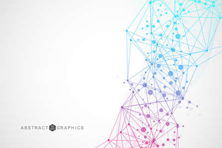 Structure molecule and communication. Dna, atom, neurons. Scientific concept for your design....