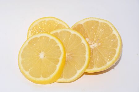 lemon slicedの写真素材