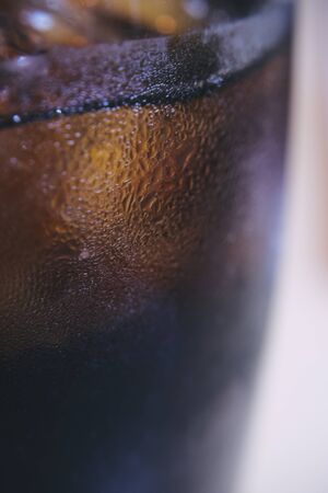 ice cube in a drink - close-upの写真素材