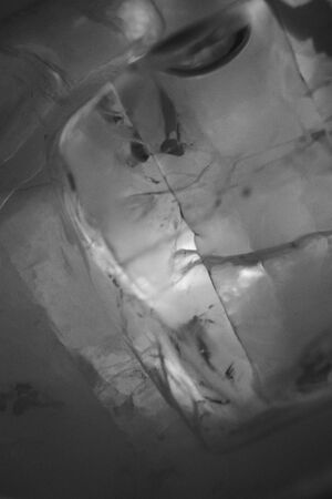 ice cube in a drink - close-upの写真素材