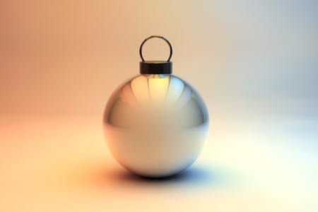 Shiny Christmas bauble - Holiday ornament backgroundの写真素材