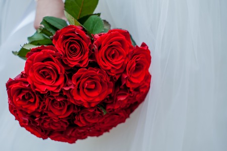 Bride bouquet, natural, rose, style bunch holiday color dayの写真素材