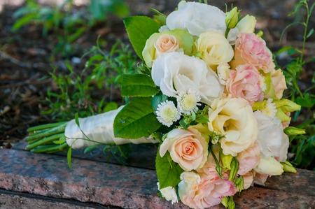 Wedding flower close up.の写真素材