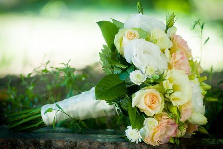 The bride's flowerの写真素材
