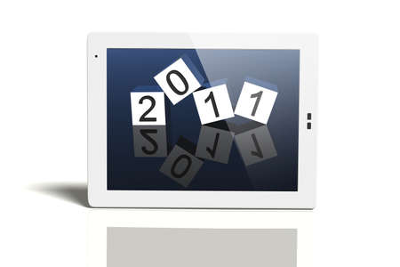 Tablet pc isolated