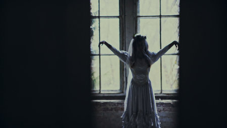 Corpse Bride is trying to attackの写真素材