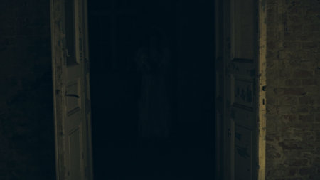 Returned to life, a bride seeks revenge for her death.の写真素材