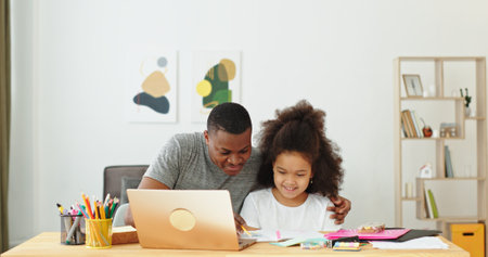 An Engaging and Memorable FatherDaughter Moment at Home While Learning Together