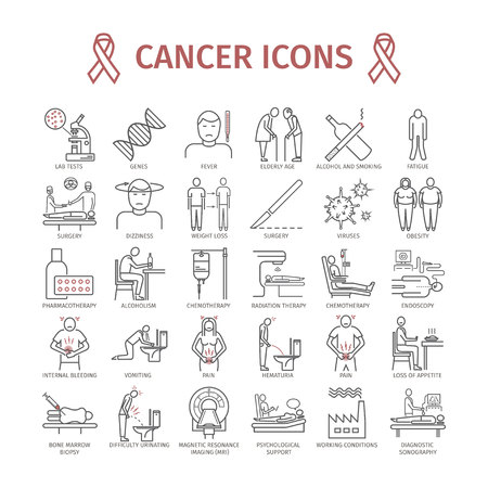 Cancer pictogram.のイラスト素材