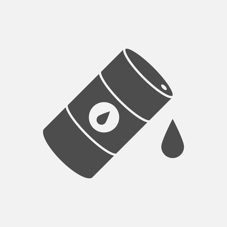 Vector icon barrels of oil. Flat illustrationのイラスト素材