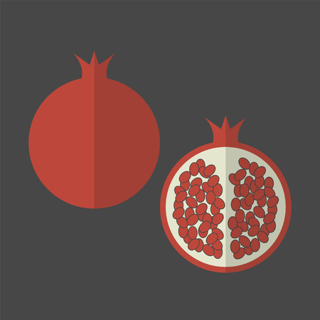 Garnet flat icon.  Vector illustration.のイラスト素材