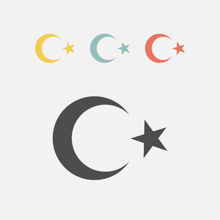 Islam symbol iconのイラスト素材