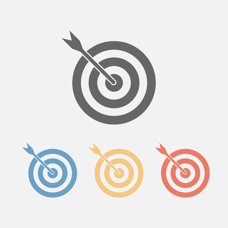 Target iconのイラスト素材