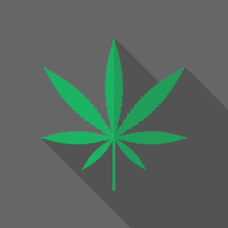 marijuana leaf iconの写真素材