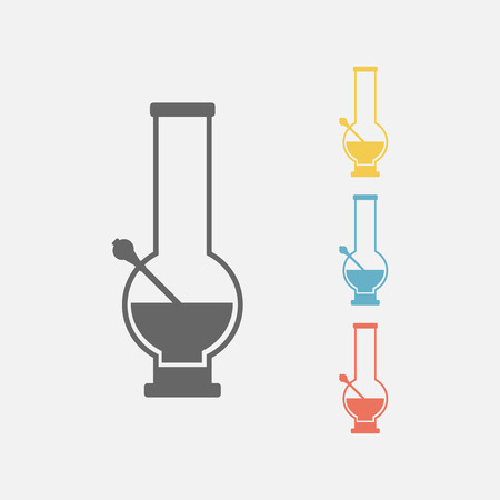 Bong for smoking iconのイラスト素材