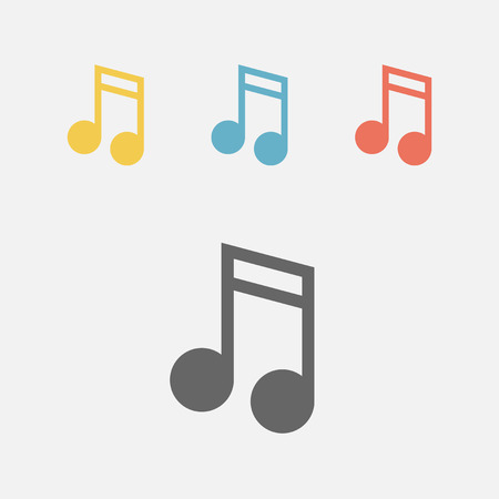 music note iconのイラスト素材