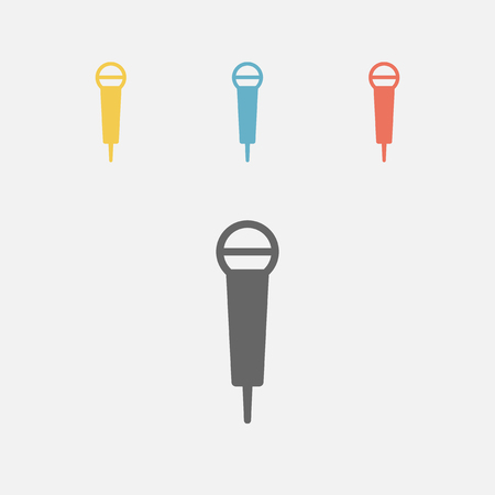Microphone Iconのイラスト素材