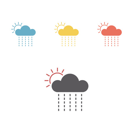 Synoptic icon Vector sign for web graphicsのイラスト素材