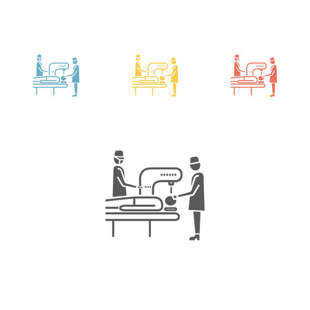 Laser eye surgery Vector signのイラスト素材