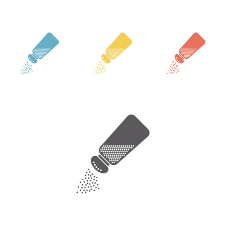 salt vector icon on white background.のイラスト素材
