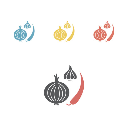 Spicy food icon vector illustration.のイラスト素材