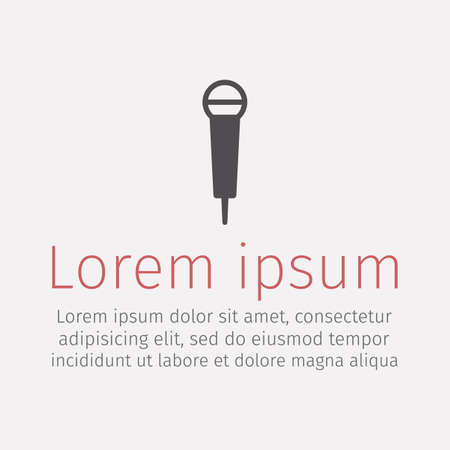 Microphone Iconの写真素材