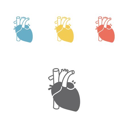 icon heart organの写真素材