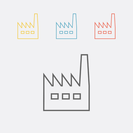 Factory line iconの写真素材