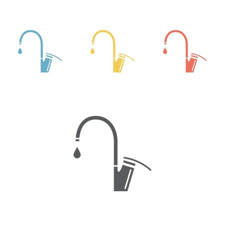 faucet flat iconの写真素材