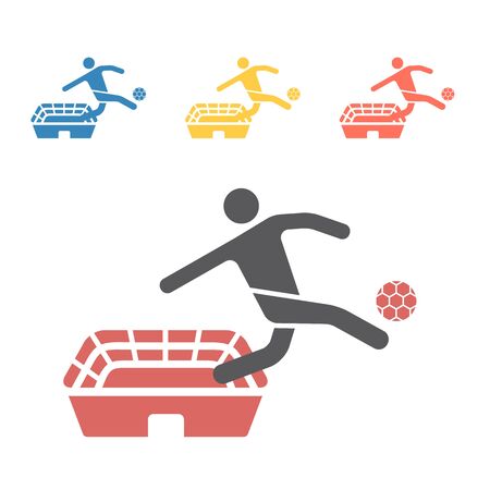 Soccer Stadium vector sign. Vector signs for web graphicsのイラスト素材