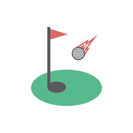 Golf icon. Vector signs for web graphicsのイラスト素材