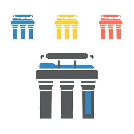 Water filter icon. Vector signs for web graphics.のイラスト素材