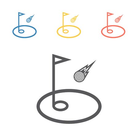 Golf icon. Vector signs for web graphicsのイラスト素材