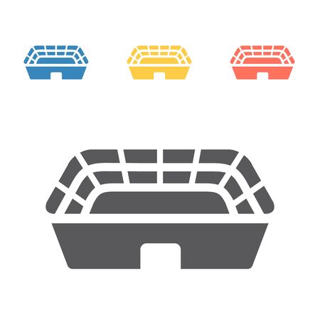 Stadium vector sign. Vector signs for web graphicsのイラスト素材