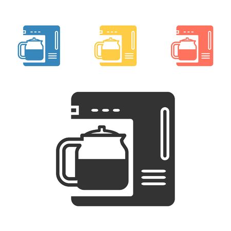 Coffee maker machine icon . Vector signs for web graphics.のイラスト素材