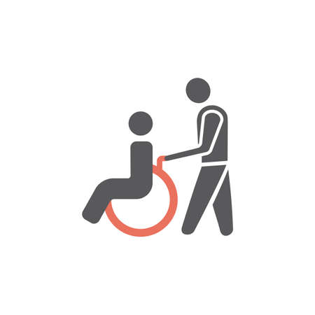 Disabled icon Vector sign for web graphic.