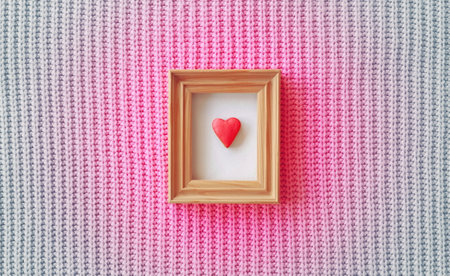 Cute handmade postcard. Handmade Design Bannerの写真素材