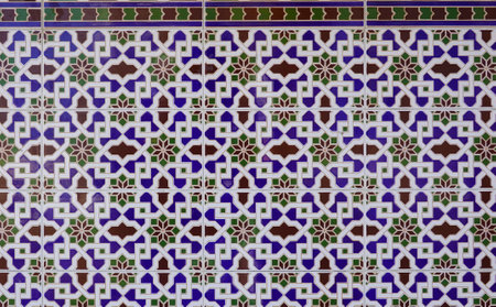 Traditional Tile Ornament Pattern. Abstract Decorative Wallpaper
