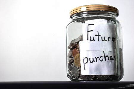 Save money for the concept of investing money in glasses
