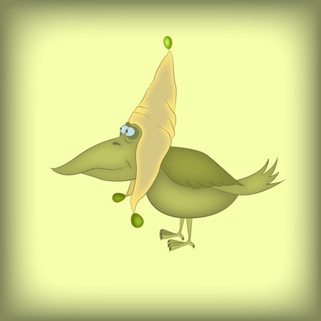 green crowのイラスト素材