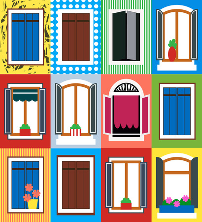 Infographic design of windows for store, site and other design.のイラスト素材