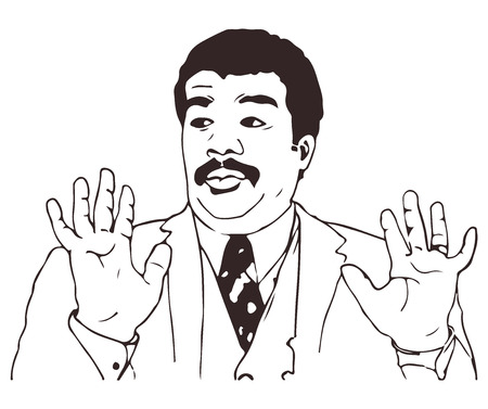 Vector guy meme face for any design. Isolated eps 10のイラスト素材