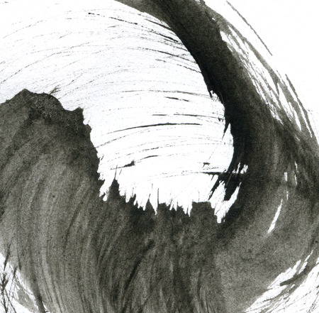 HIGHT RESOLUTION. Abstract oil stroke design on paperの写真素材