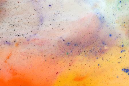 Abstract ink background. Marble style. Colorful paint stroke texture on white background. Wallpaper for web and game design. Grunge mud art.の写真素材