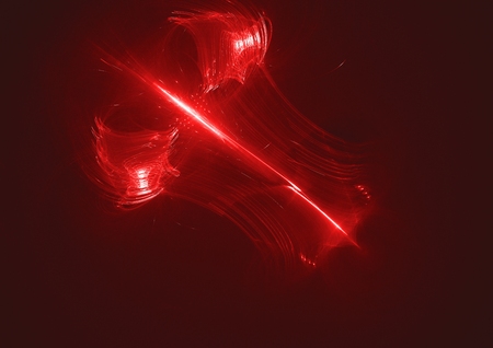 abstract glowing digital fractal light design backgroundの写真素材