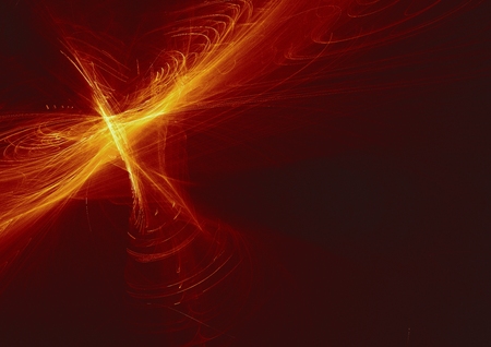 abstract glowing digital fractal light design backgroundの写真素材